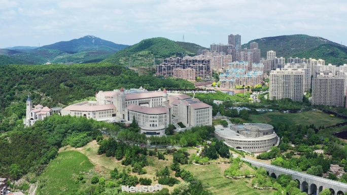 航拍大连高新园区