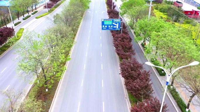 城市道路周边绿化