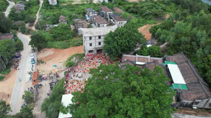 惠来地区拜神习俗航拍