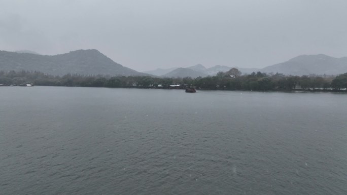 西湖雪景