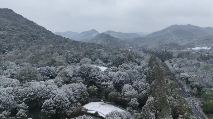 西湖雪景