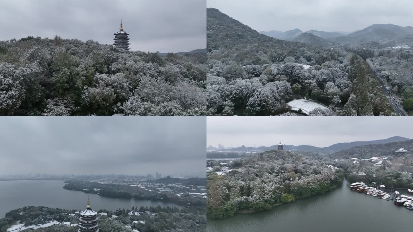 西湖雪景