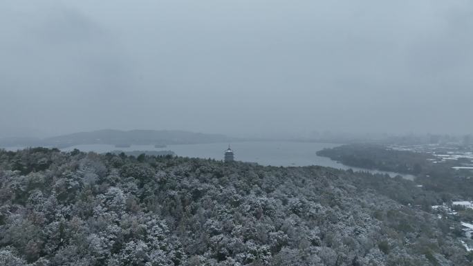 西湖雪景