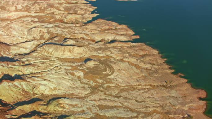 AERIAL石膏床，美国米德湖