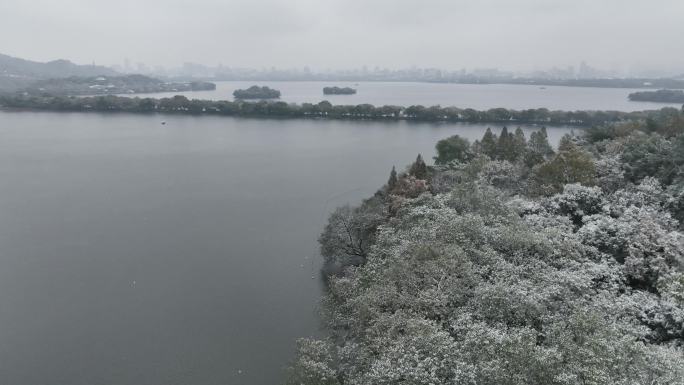 西湖雪景