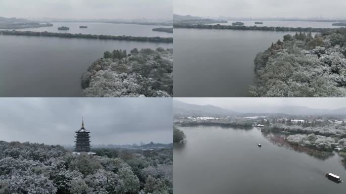 西湖雪景