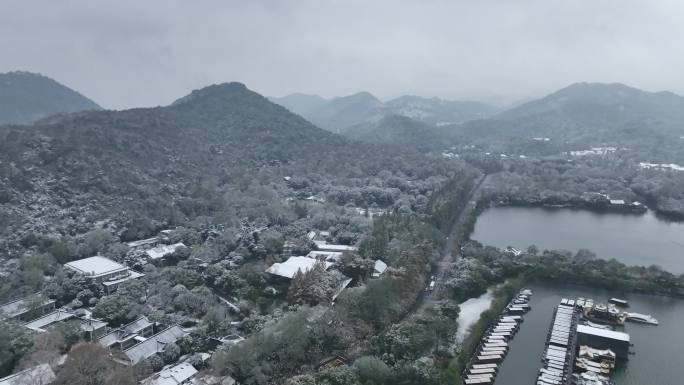 西湖雪景