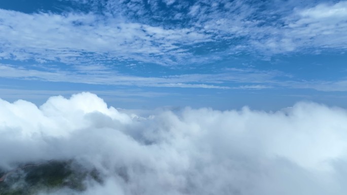 云海蓝天白云云层平流层