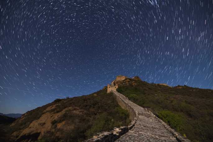 金山岭长城星空延时