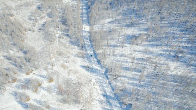 内蒙阿尔山大兴安岭白狼镇自驾雪景 旅游