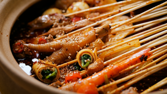 油泼辣子钵钵鸡麻辣烫四川美食