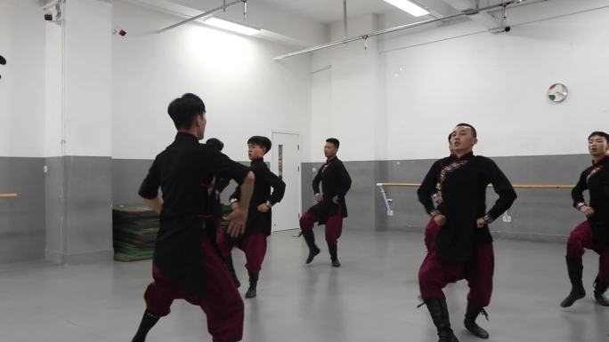 舞蹈课藏族舞男