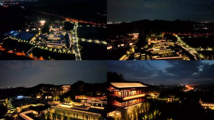 杭州国家版本馆夜景