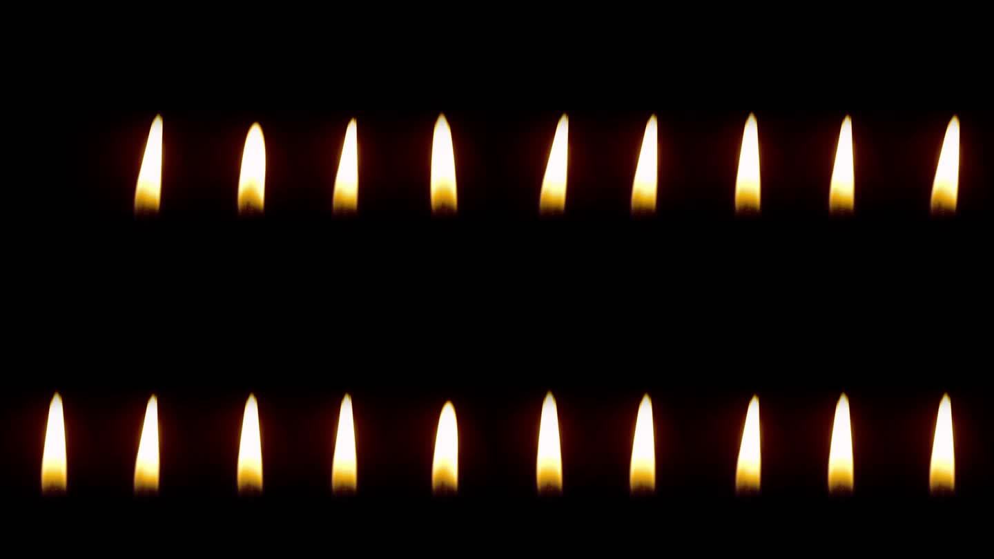 蜡烛 火焰 火苗 油灯 跳动火苗