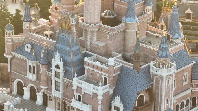 4K原素材-上海迪士尼城堡