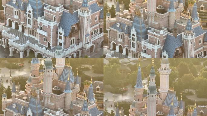 4K原素材-上海迪士尼城堡