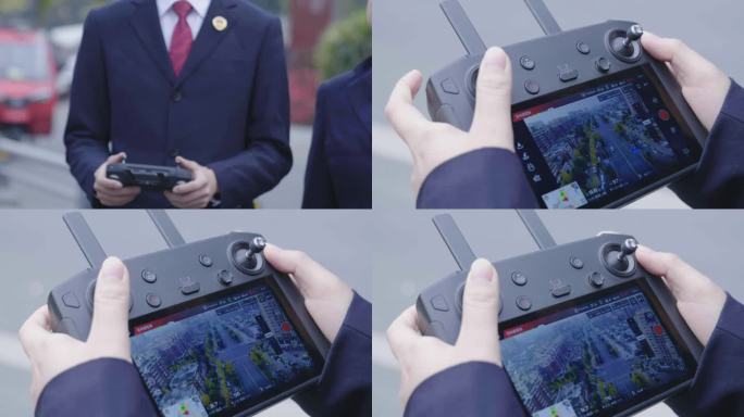 公益诉讼检察官控制无人机