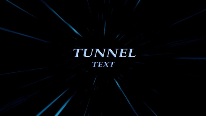 视频素材-线条穿梭隧道