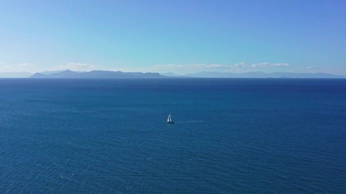 大海泛舟 迎风破浪的人生舞台 航拍4K