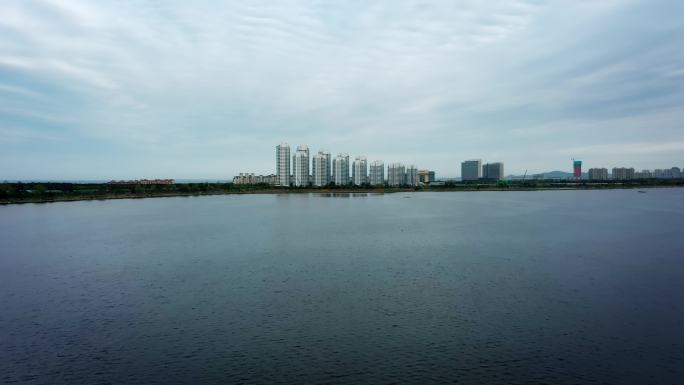 荣成河流湖泊公园建筑农田灌溉