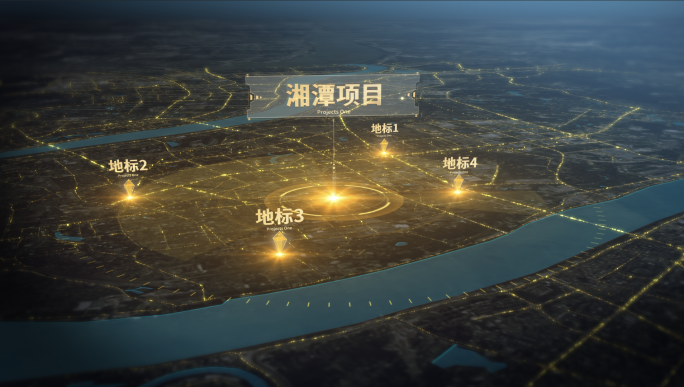 湘潭 区位分析金色光线企业科技宣传片