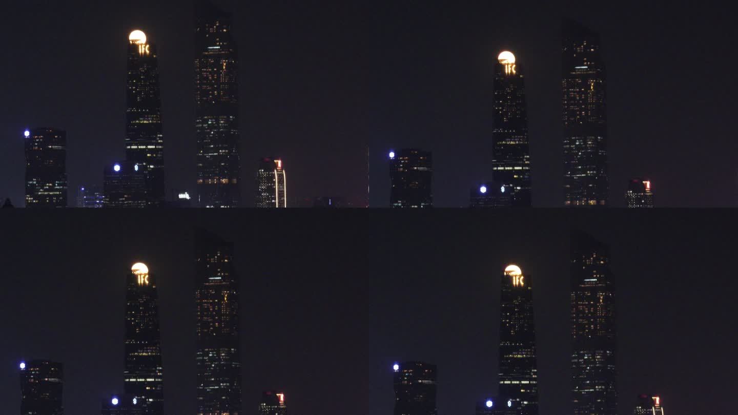 广州珠江新城月亮