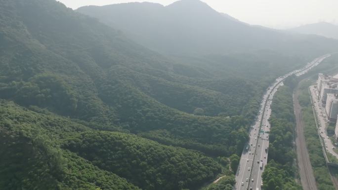 【4k航拍】高速公路航拍山间大道