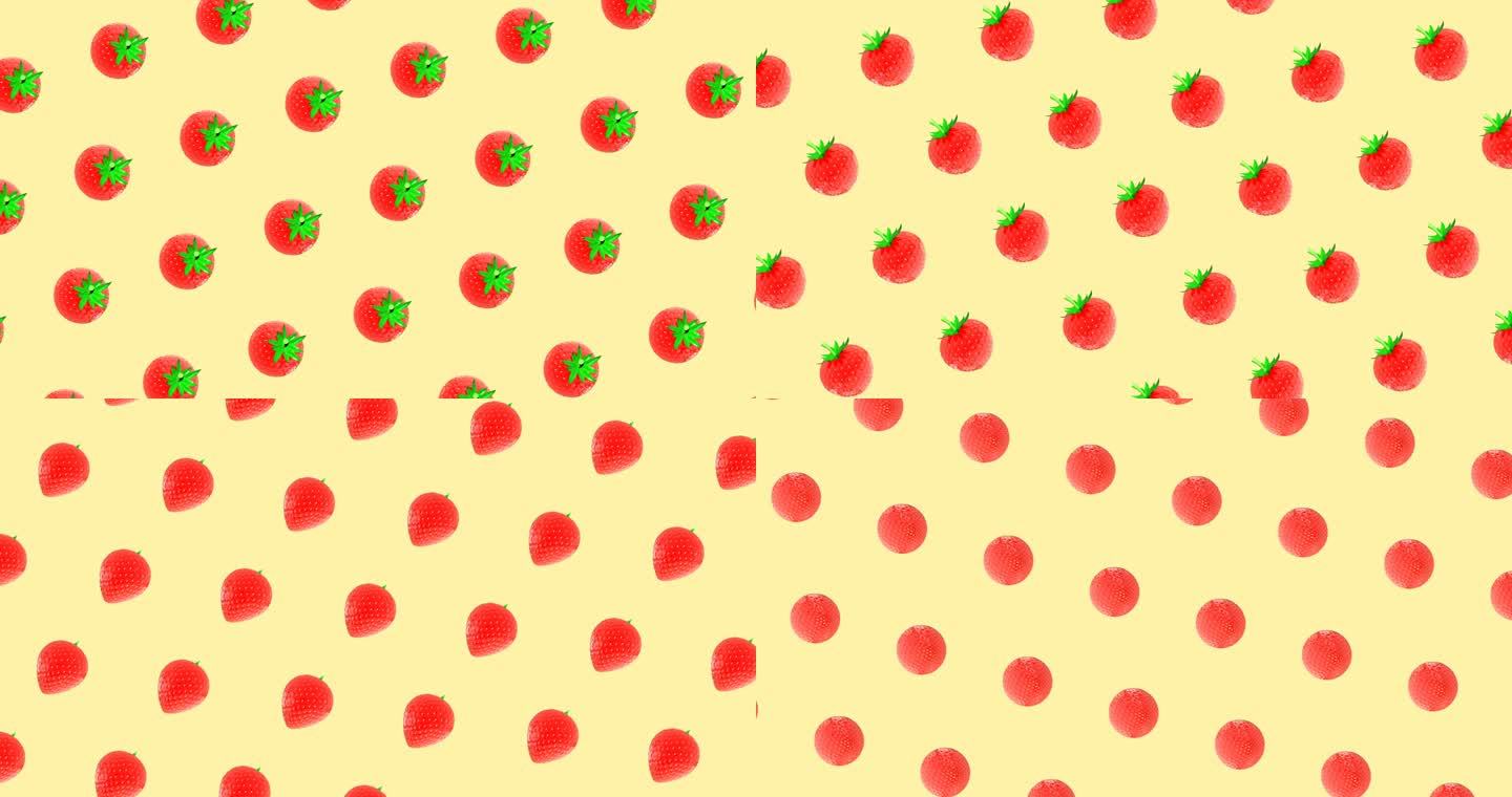 美味多汁草莓水果运动背景