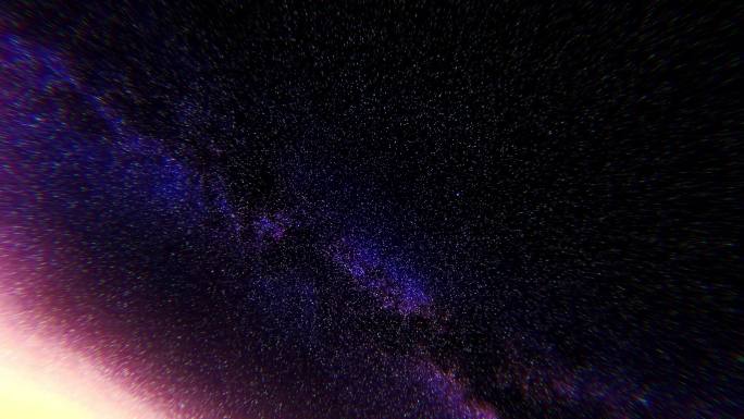 紫色星空 星系
