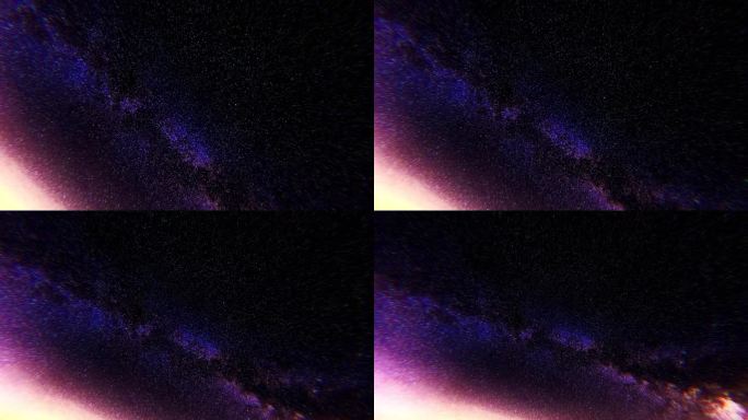 紫色星空 星系