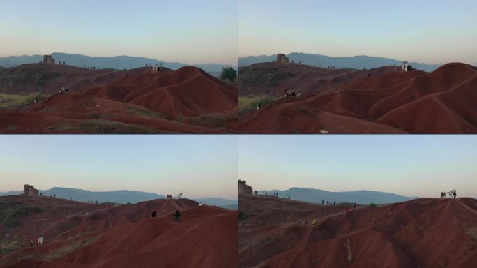 韶关南岭红沙漠景区 丹霞地貌