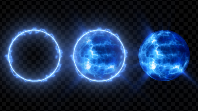 四色能量球特效（循环带通道）