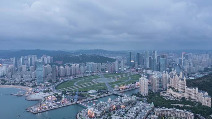 大连星海广场延时