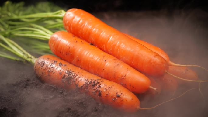 新鲜胡萝卜有机蔬菜