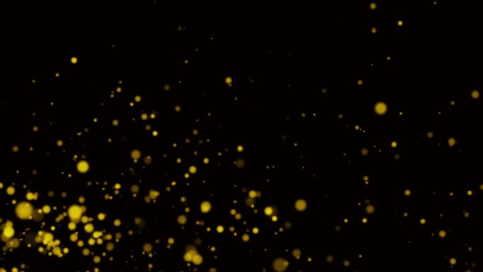 金色横向粒子背景