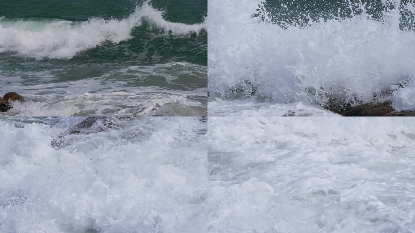 沸腾海浪-慢镜头