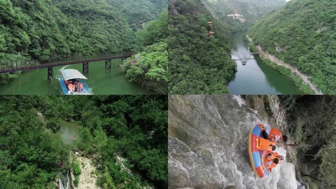 景区   青山绿水   漂流   瀑布