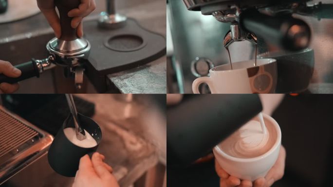 咖啡店咖啡制作流程