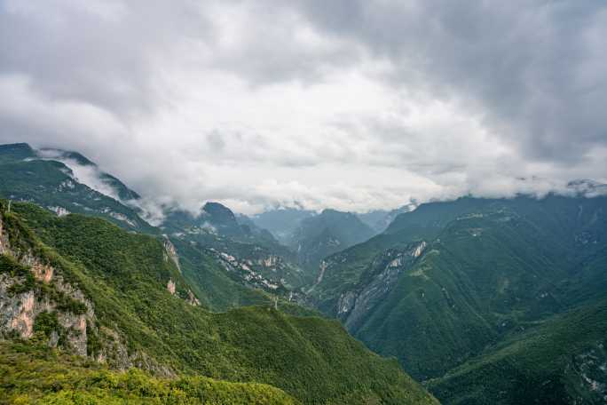 巫山 白云  延时  小三峡 云彩