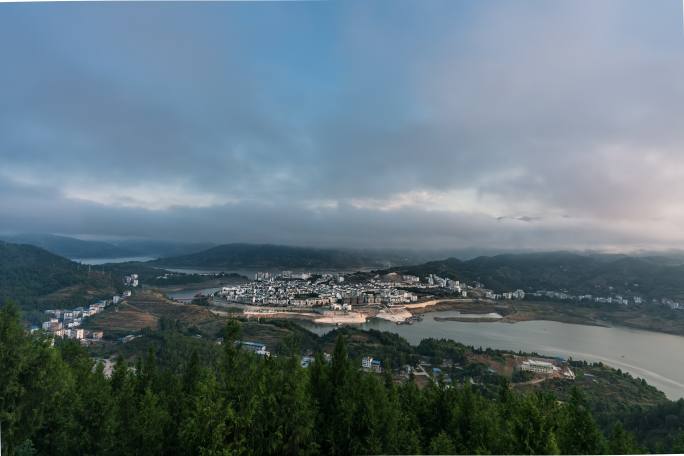 巫山 白云  延时  大昌 云彩