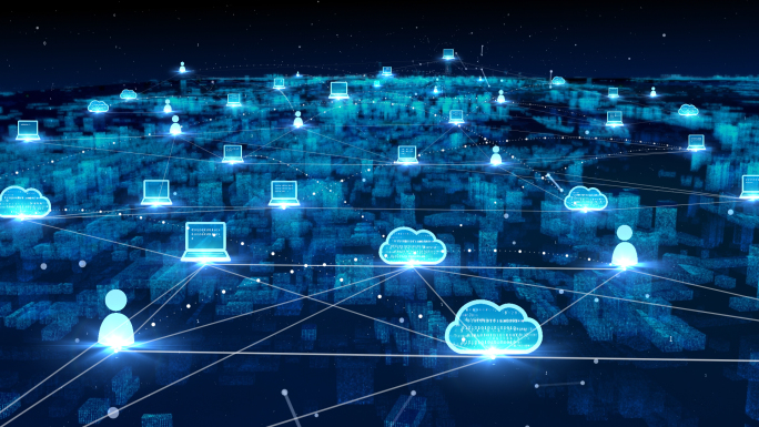 5g数字城市网络连接数据云