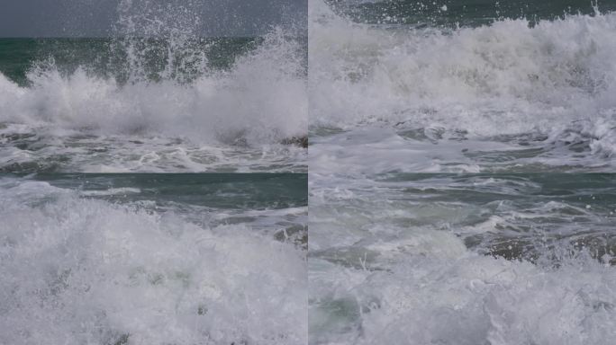 浪花海岸-慢镜头