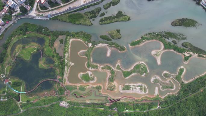 深圳大鹏东涌沙滩度假村航拍