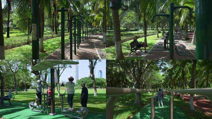 城市公园全民健身