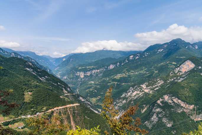 巫山 白云  延时  小三峡 云彩