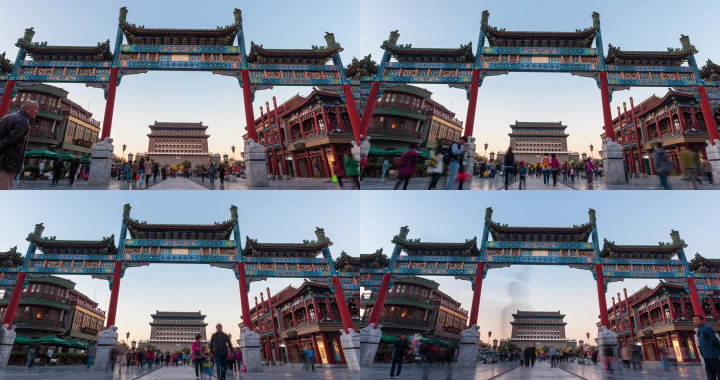 北京前门大街牌坊