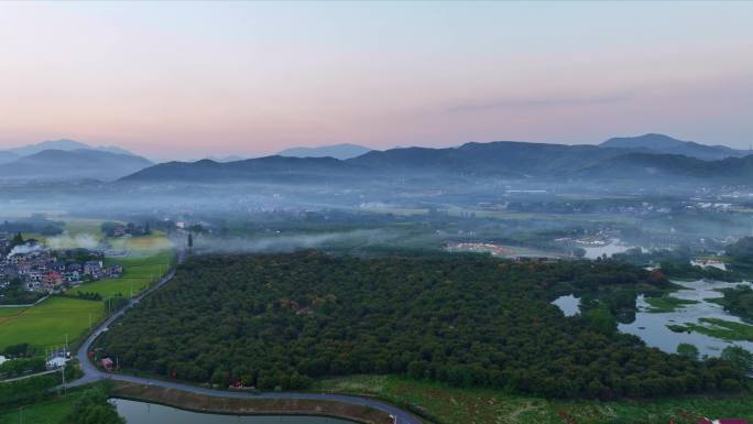 美丽乡村烟火气息 山村炊烟