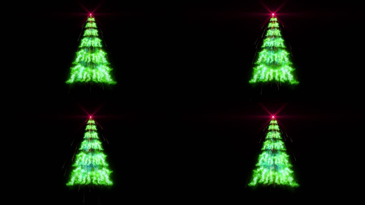【4K】绿色圣诞树