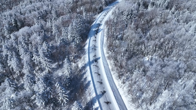 4K航拍雪山