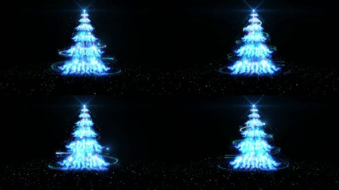 【4K】全息圣诞树